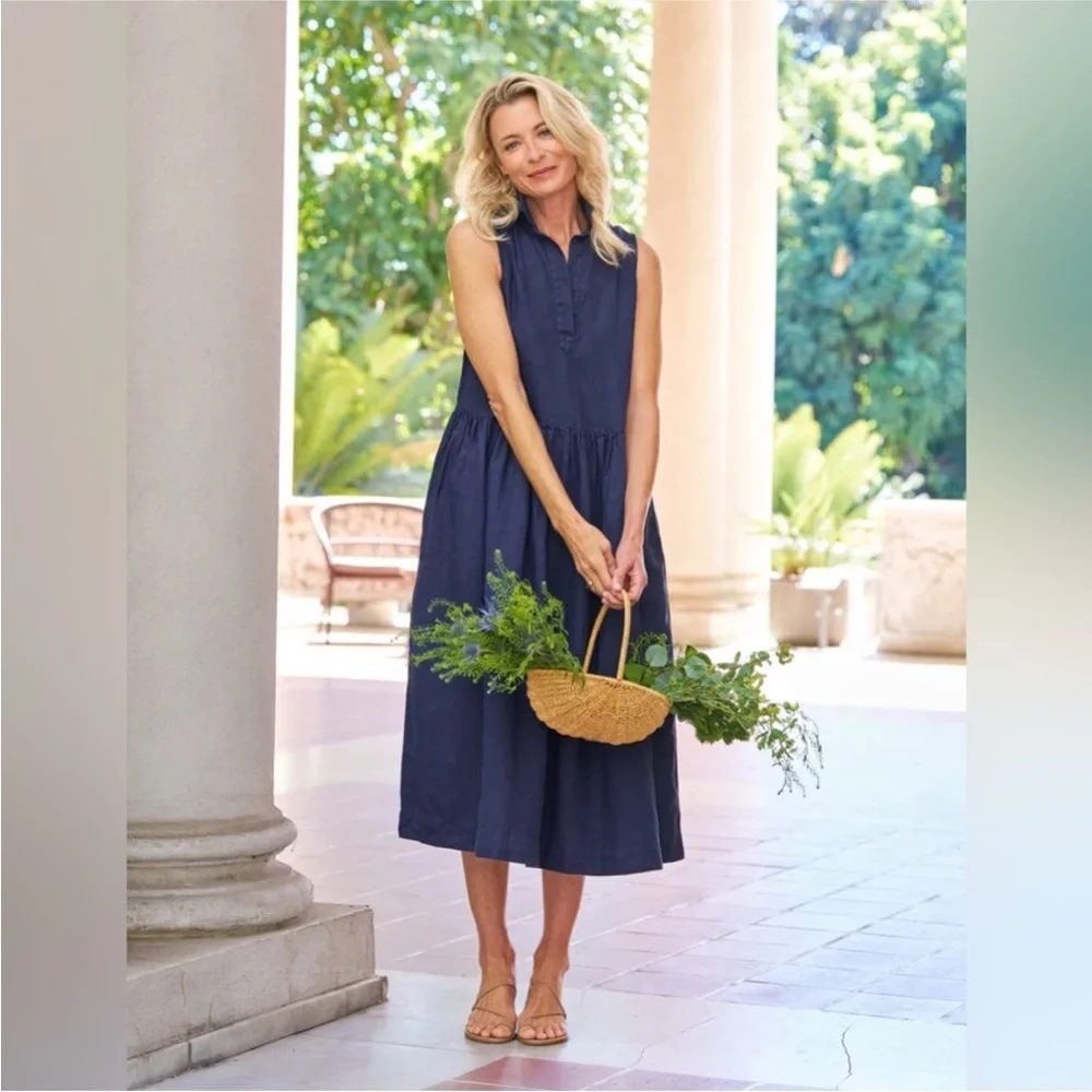 Frank & Eileen Daphne Sleeveless Popover Dress Sz XS NWT - Picture 11 of 11